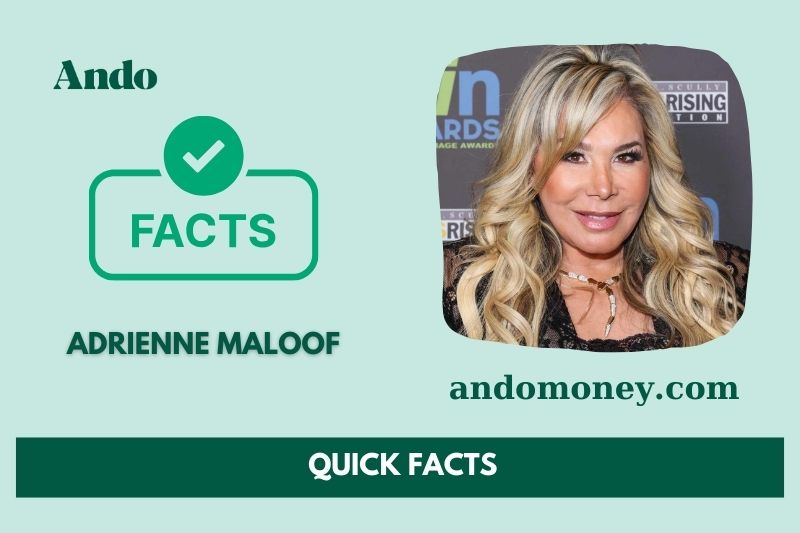 Adrienne Maloof fast facts