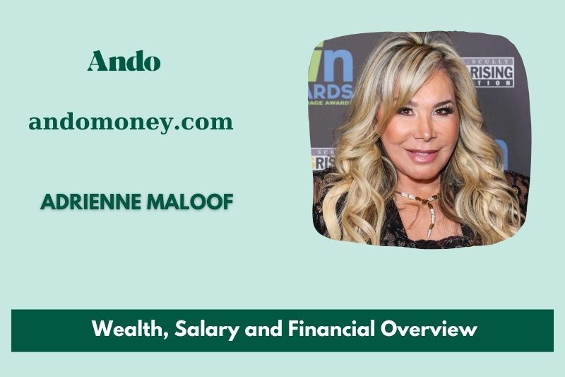 Adrienne Maloof assets, salary and financial overview