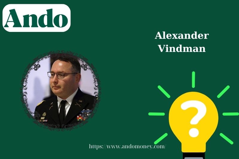 Alexander Vindman fast facts