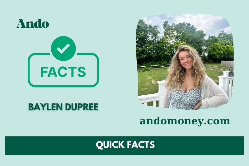 Baylen Dupree Fast Facts