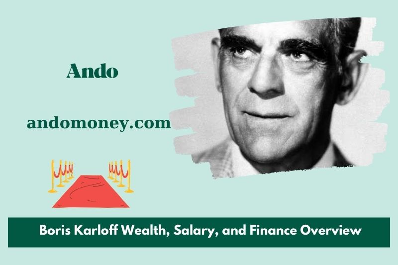 Boris Karloff prosperity, salary and financial overview