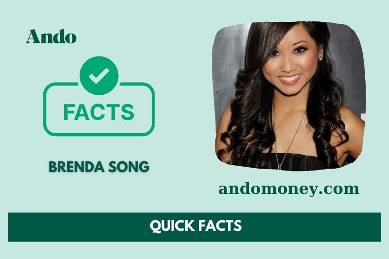 Brenda Song Fast Facts