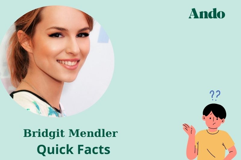 Bridgit Mendler fast facts