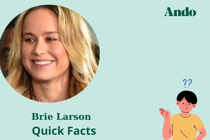 Brie Larson fast facts