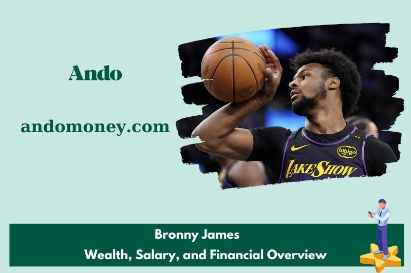 Bronny James assets, salary and financial overview