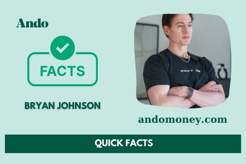 Bryan Johnson fast facts