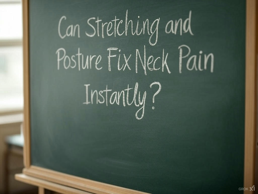 Can Stretching and Posture Fix Neck Pain Instantly?