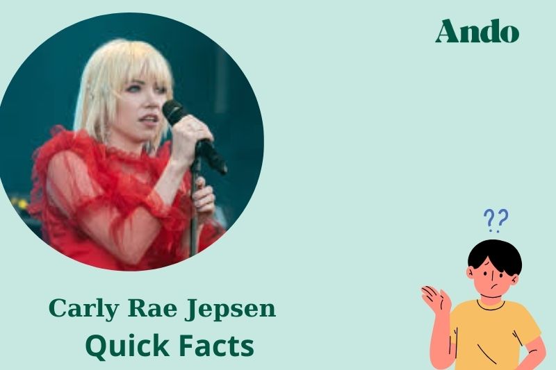 Carly Rae Jepsen fast facts