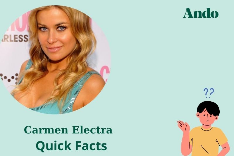 Carmen Electra fast facts