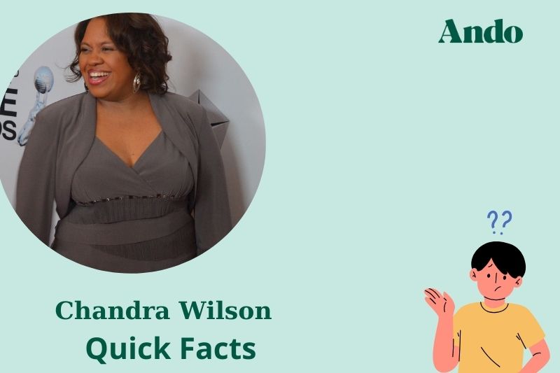 Chandra Wilson fast facts