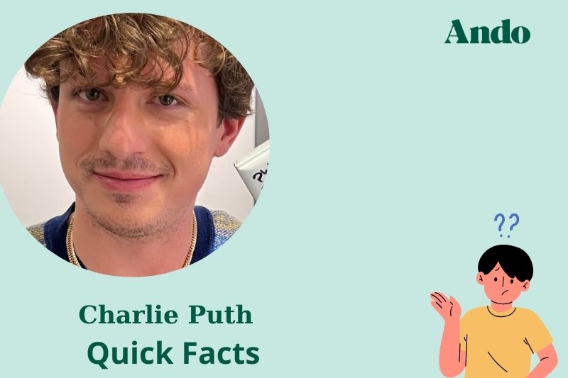 Charlie Puth fast facts