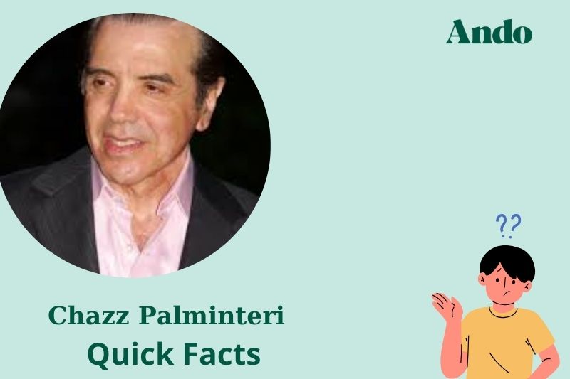 Chazz palminteri fast facts