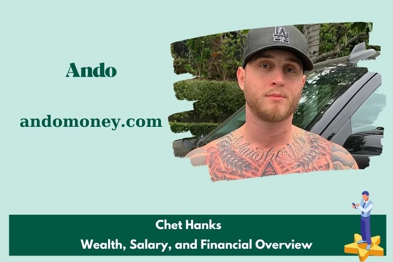 Chet Hank's assets, salary and financial overview