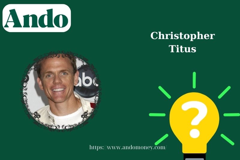 Christopher Titus fast facts