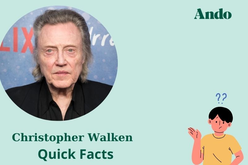 Christopher Walken Fast Facts