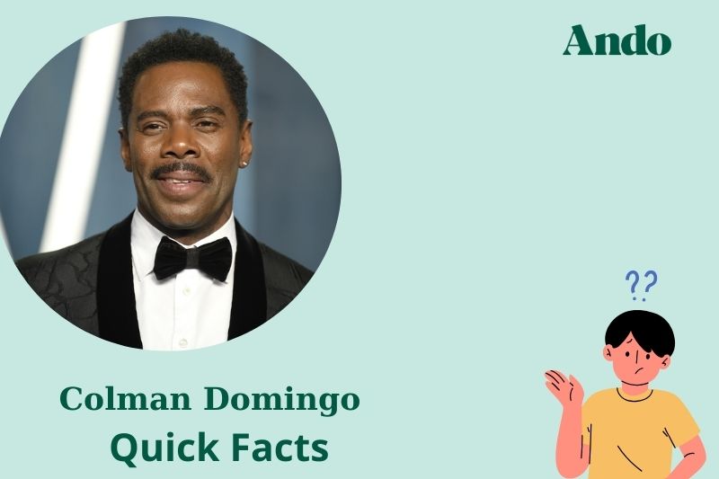 Colman Domingo fast facts