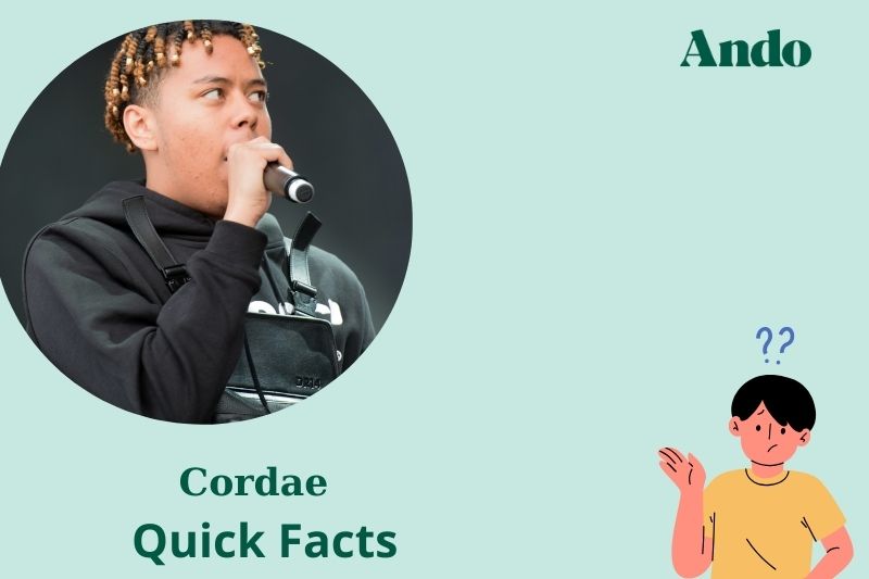 Cordae fast facts