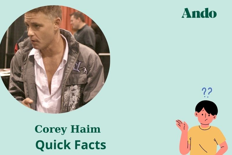 Corey Haim Fast Facts