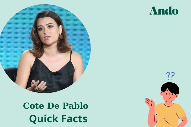 Cote de Pablo fast facts