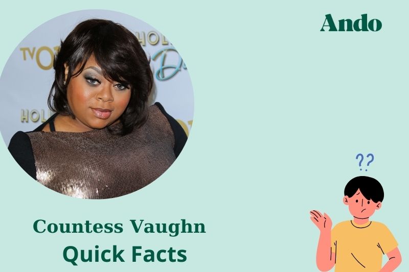 Countess Vaughn fast facts