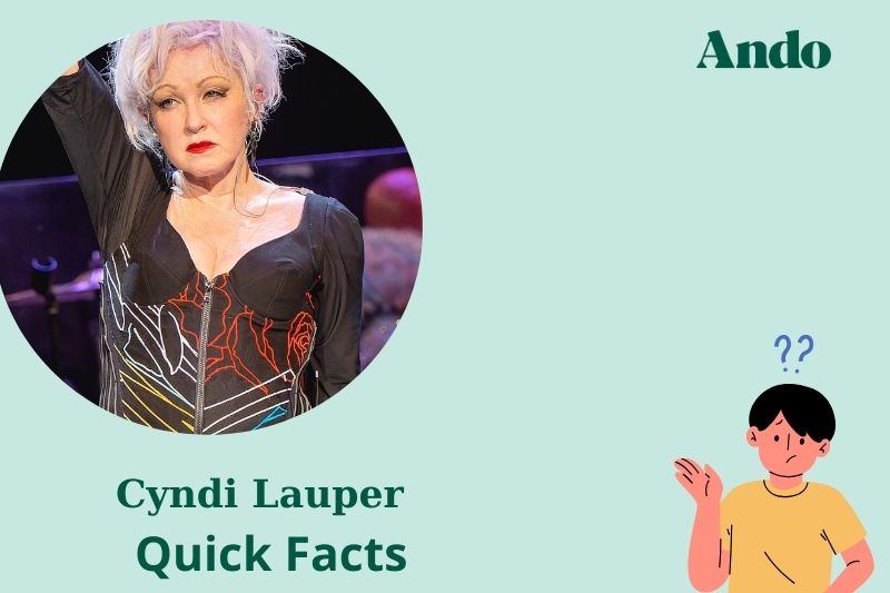 Cyndi Lauper fast facts