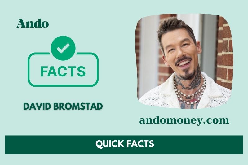 David Bromstad fast facts