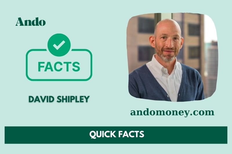 David SHIPLEY FAST FACTS