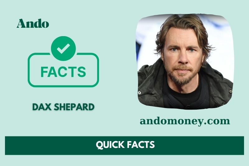 DAX Shepard fast facts