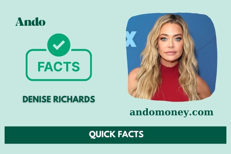 Denise Richard's quick facts