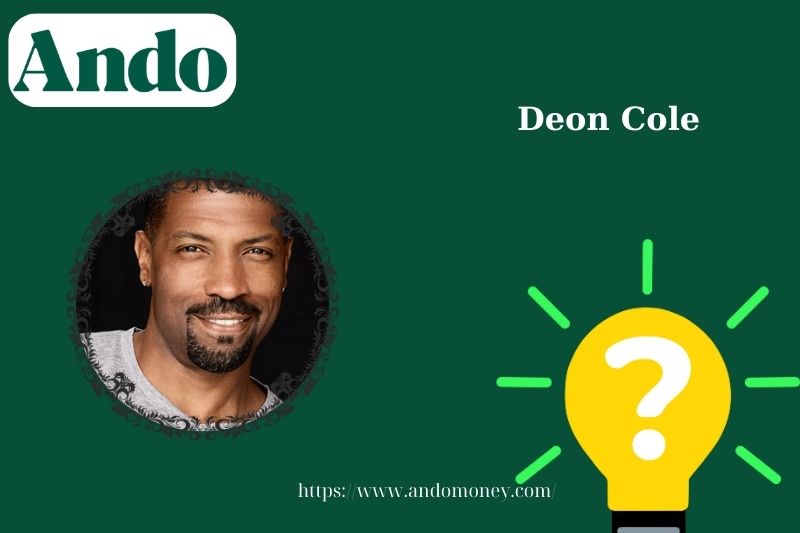 Deon Cole fast facts