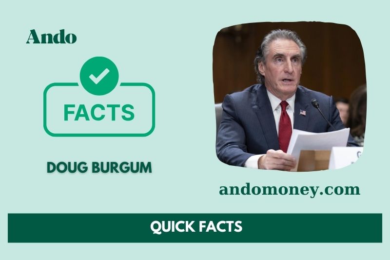 Doug Burgum Fast Facts