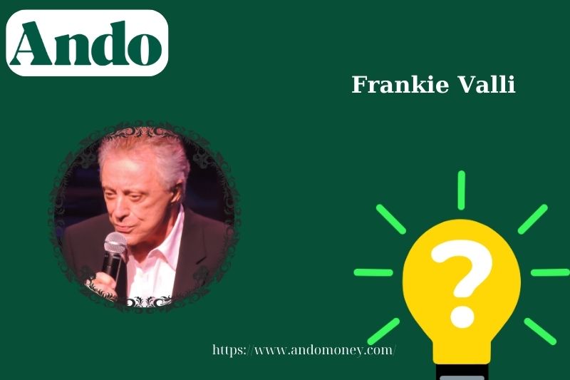 Frankie Valli fast facts