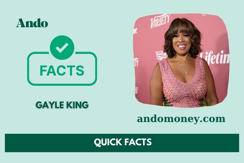 Gayle King fast facts