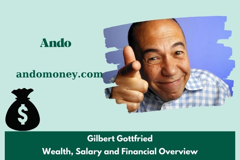 Gilbert Gottfried prosperity, salary and financial overview