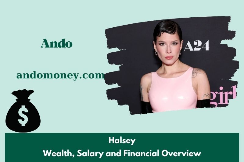 Halsey assets, salary and financial overview