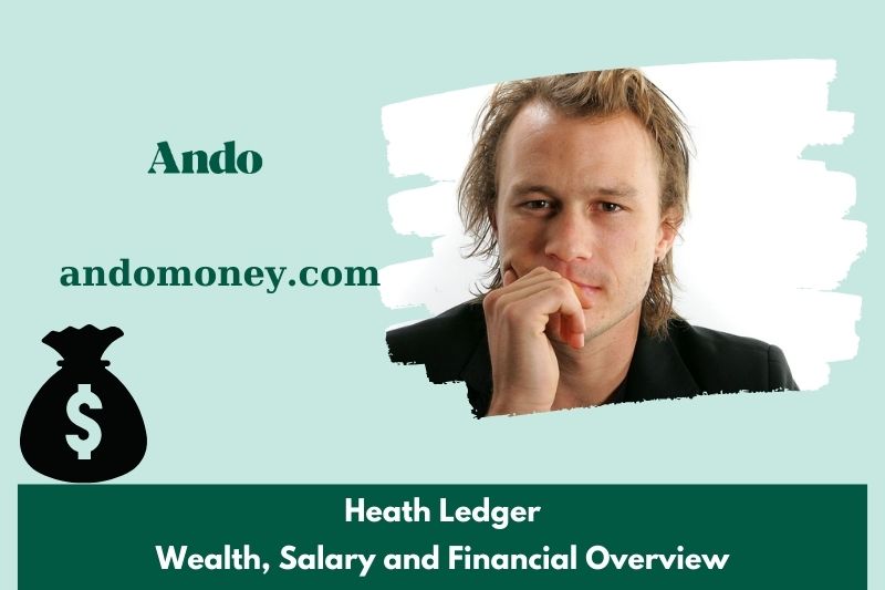 Heath Ledger assets, salary and financial overview