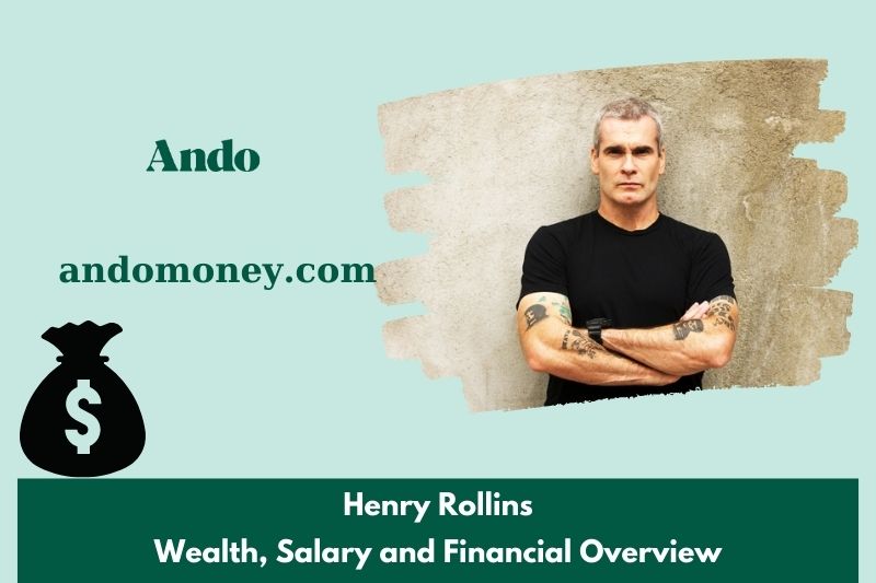 Henry Rollins prosperity, salary and financial overview