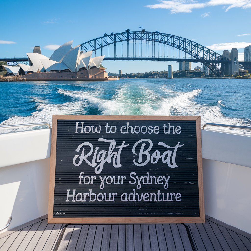 How to Choose the Right Boat for Your Sydney Harbour Adventure