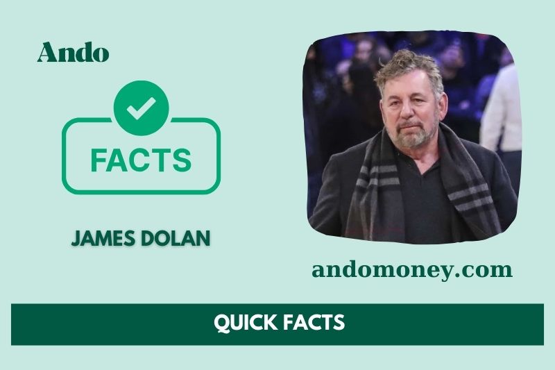 James Dolan fast facts