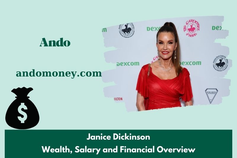 Janice Dickinson's assets, salary and financial overview