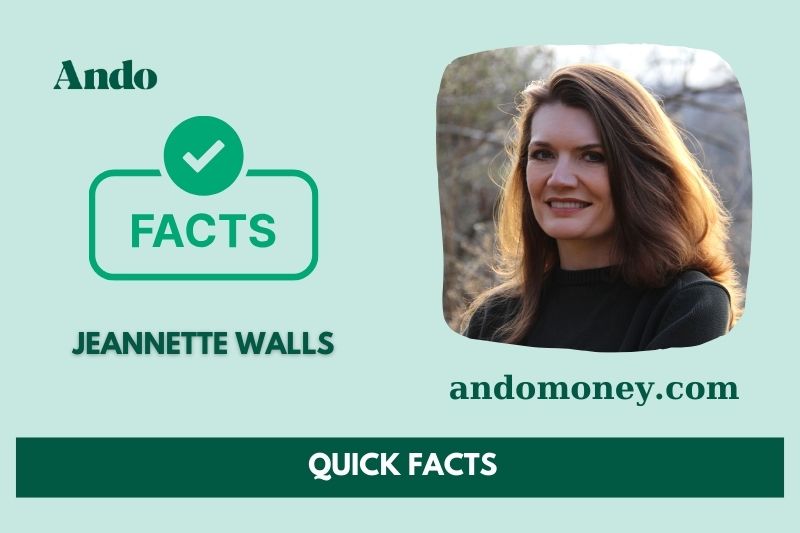 Jeannette Wall's quick facts