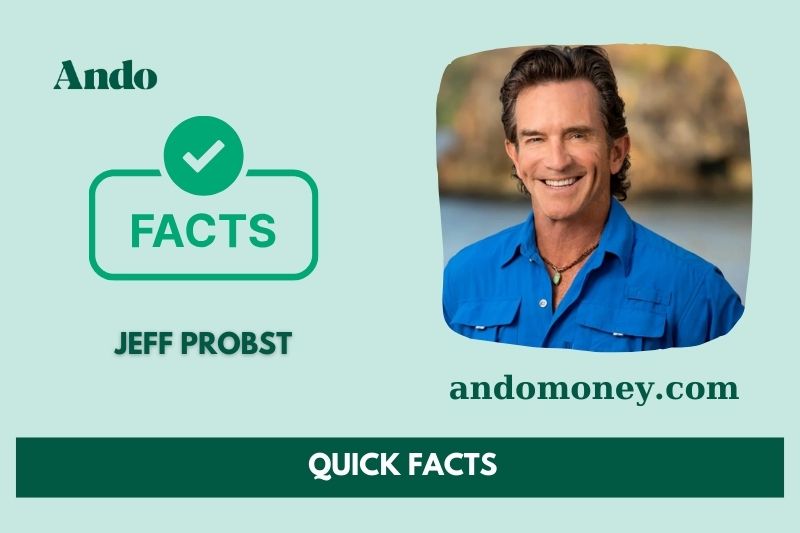 Jeff Probst fast facts