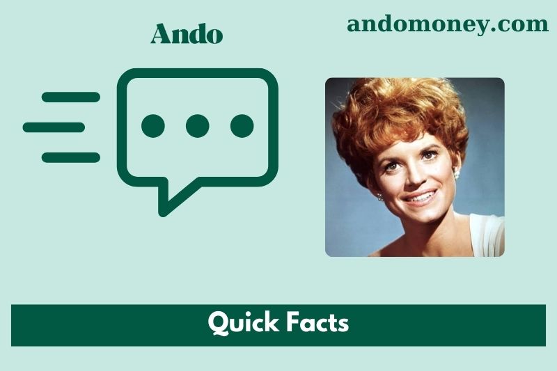 Julie Sommar's quick facts