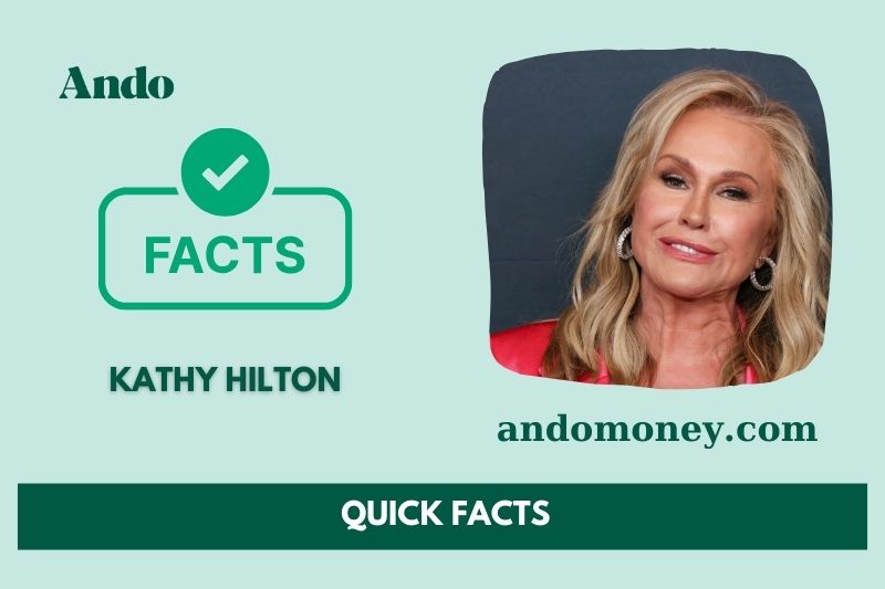 Kathy Hilton fast facts