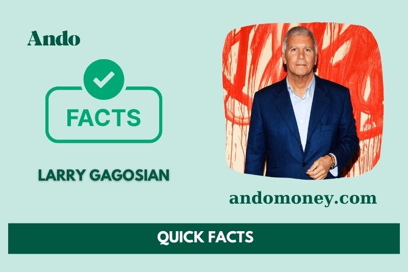 Larry Gagosian fast facts