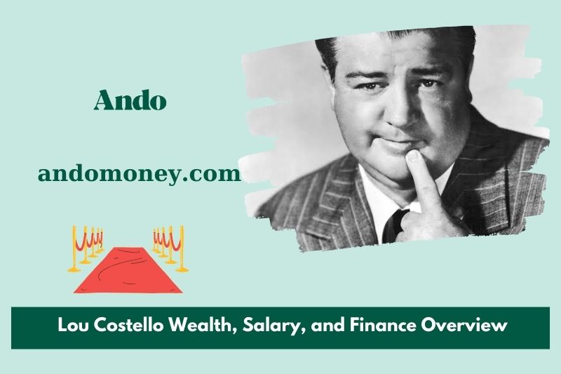 Lou Costello assets, salary and financial overview