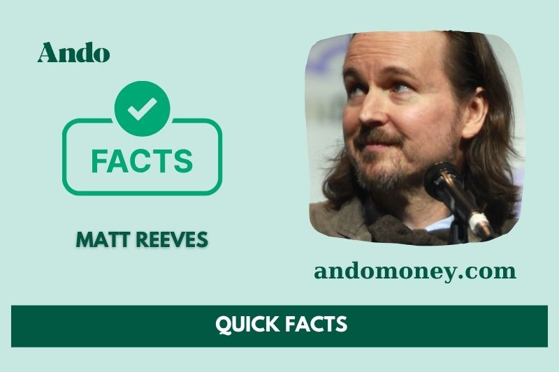 Matt Reeves Fast Facts