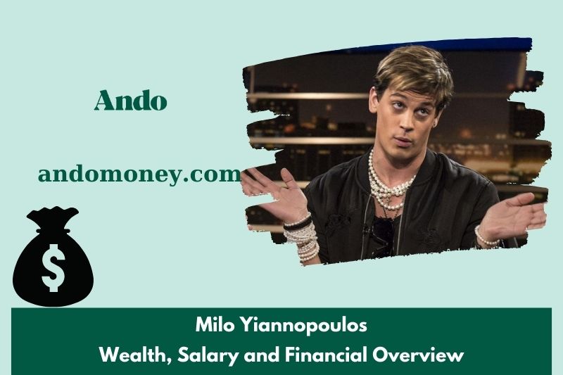 Milo Yiannopoulos prosperity, salary and financial overview