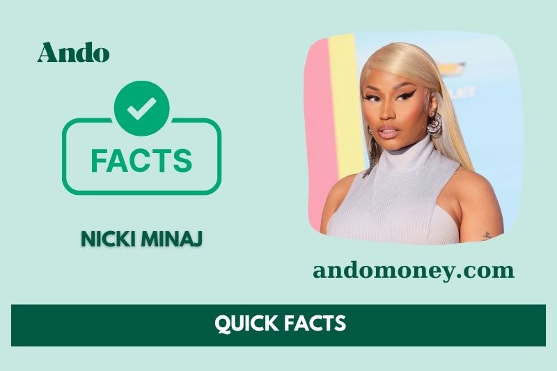 Nicki Minaj fast facts