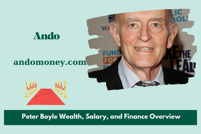 Peter Boyle wealth, salary and financial overview